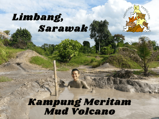Dipping into Kampung Meritam Mud Volcano