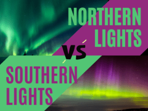Northern Lights (Aurora Borealis) vs Southern Lights (Aurora Australis)