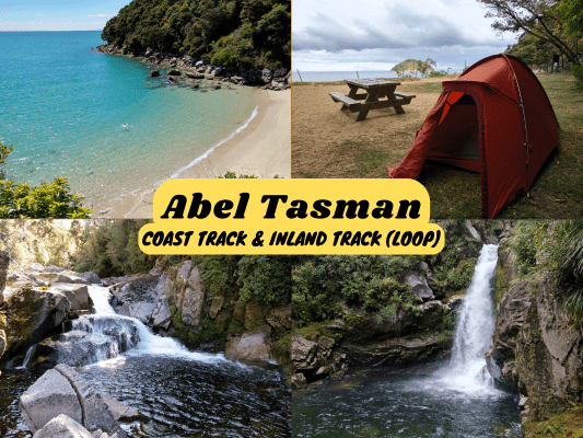 Abel Tasman Coast Track Inland Track and Wainui Falls Track