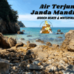 Air Terjun Janda Mandi hidden beach and waterfall