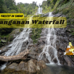 Langanan Waterfall the 2nd tallest waterfall in Sabah