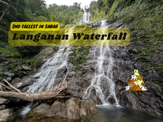 Langanan Waterfall the 2nd tallest waterfall in Sabah